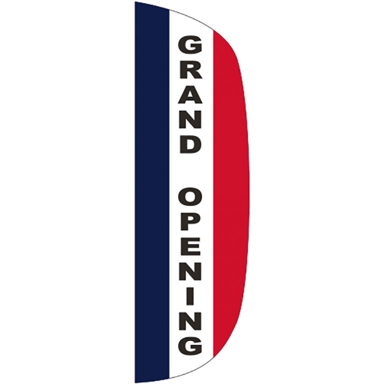 Sqf 3x8 Grand Grand Opening 3′ X 8′ Message Square Flag Hanover Flag
