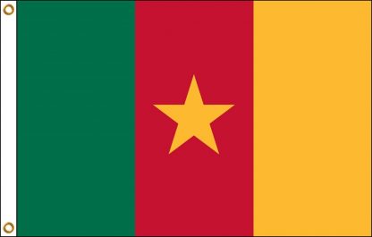 FW-125-3X5CAMEROON Cameroon 3' x 5' Outdoor Nylon Flag with Heading and Grommets-0