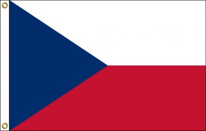 FW-120-4X6CZECHREPUB Czech Republic 4' x 6' Outdoor Nylon Flag with Heading and Grommets-0