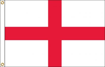 PCF-35B-ENGLAND England - Cross of St. George 3' x 5' 68D Polyester Flag with Heading and Grommets-0