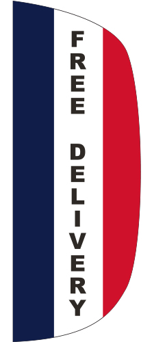 Flf 3x8 Freedeliver Free Delivery 3′ X 8′ Message Flutter Flag