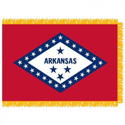 SFI-204-ARKANSAS Arkansas 4' x 6' Indoor Flag-0