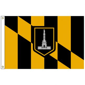 CF-6X10-BALTIMORE Baltimore 6' x 10' Nylon Flag with Heading and Grommets-0