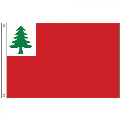 HF-411 Continental 3' x 5' Outdoor Nylon Flag with Heading and Grommets-0