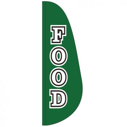 FF-E-310-FOOD Food 3' x 10' Feather Flag-0