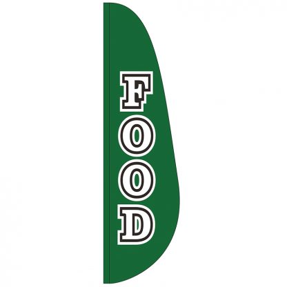 FF-E-312-FOOD Food 3' x 12' Feather Flag-0