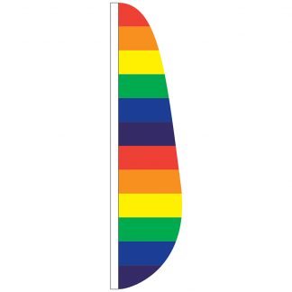 FF-E-312-RAINBOW Rainbow 3' x 12' Feather Flags-0
