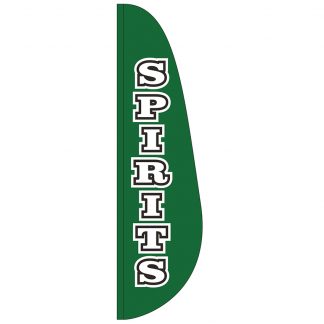 FF-E-312-SPIRITS Spirits 3' x 12' Feather Flag-0