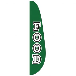 FF-E-315-FOOD Food 3' x 15' Feather Flag-0