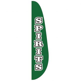 FF-E-315-SPIRITS Spirits 3' x 15' Feather Flag-0