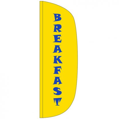 FF-L-310-BREAKFAST Breakfast 3' x 10' Flutter Feather Flag-0