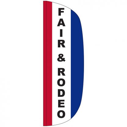FF-L-310-FAIR Fair & Rodeo 3' x 10' Flutter Feather Flag-0