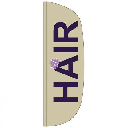 FF-L-310-HAIR Hair 3' x 10' Flutter Feather Flag-0