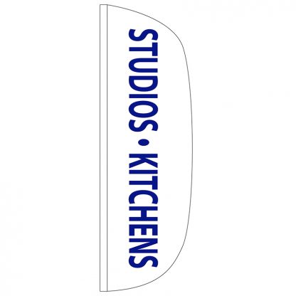 FF-L-310-KITCHENS Studios & Kitchens 3' x 10' Flutter Feather Flag-0