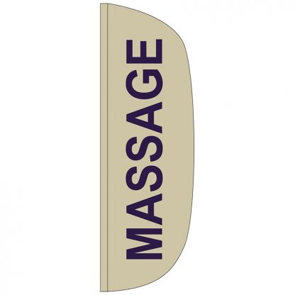 FF-L-310-MASSAGE Massage 3' x 10' Flutter Feather Flag-0