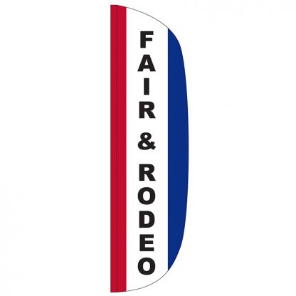 FF-L-312-FAIR Fair & Rodeo 3' x 12' Flutter Feather Flag-0