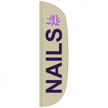 FF-L-312-NAILS Nails 3' x 12' Flutter Feather Flag-0