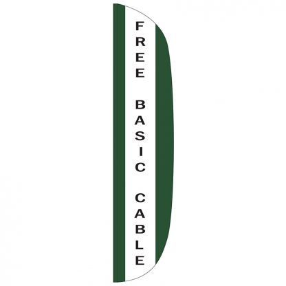FF-L-315-CABLE Free Basic Cable 3' x 15' Flutter Feather Flag-0