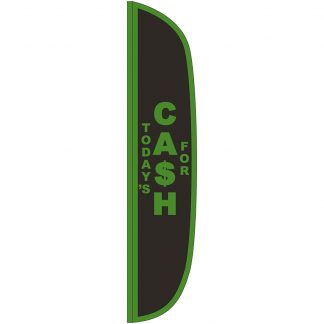 FF-L-315-CASH Cash For 3' x 15' Flutter Feather Flag-0