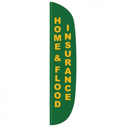 FF-L-315-HOME Home & Flood 3' x 15' Flutter Feather Flag-0