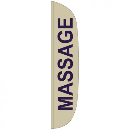 FF-L-315-MASSAGE Massage 3' x 15' Flutter Feather Flag-0