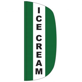 FF-L-38-ICECREAM Ice Cream 3' x 8' Flutter Feather Flag-0