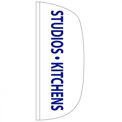 FF-L-38-KITCHENS Studios & Kitchens 3' x 8' Flutter Feather Flag-0