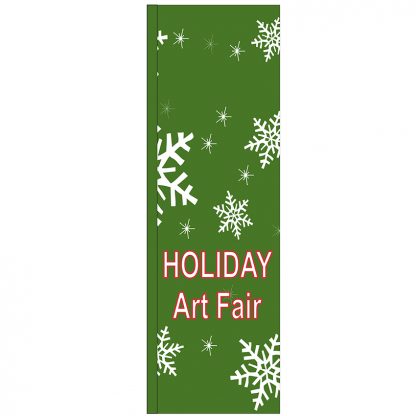 FF-S-310-ARTFAIR Holiday Art Fair 3' x 10' Square Flag-0