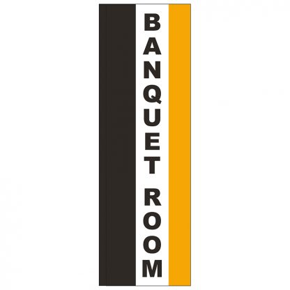 FF-S-310-BANQUET Banquet Room 3' x 10' Square Feather Flag-0