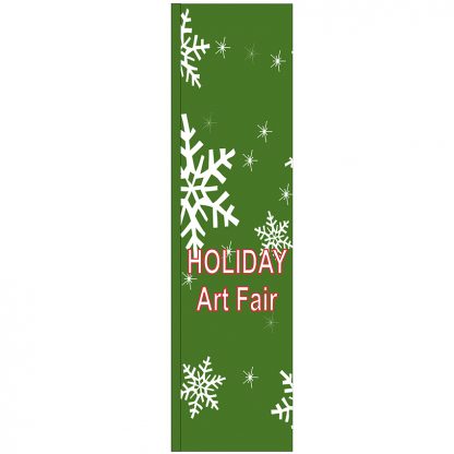 FF-S-312-ARTFAIR Holiday Art Fair 3' x 12' Square Flag-0