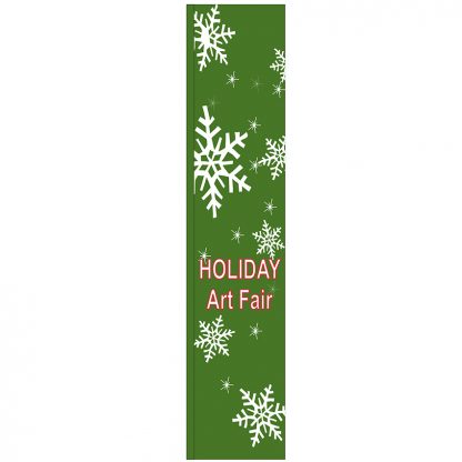 FF-S-315-ARTFAIR Holiday Art Fair 3' x 15' Square Flag-0