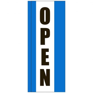 FF-S-38-OPENBLUE Open (Blue) Square Feather Flag-0