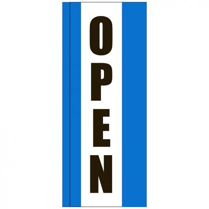 FF-S-38-OPENBLUE Open (Blue) Square Feather Flag-0