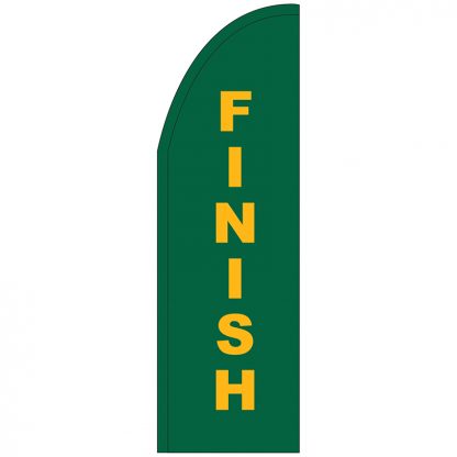 FF-T2-310-FINISH Finish 3' x 10' Half Drop Feather Flag-0