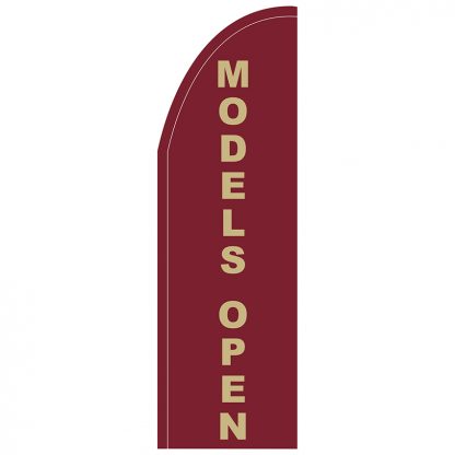 FF-T2-310-MODELS Models Open 3' x 10' Half Drop Feather Flag-0
