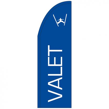 FF-T2-310-VALET Valet 3' x 10' Half Drop Feather Flag-0