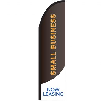 FF-T2-312-SMALLBUSINESS Small Business 3' x 12' Half Drop Feather Flag-0