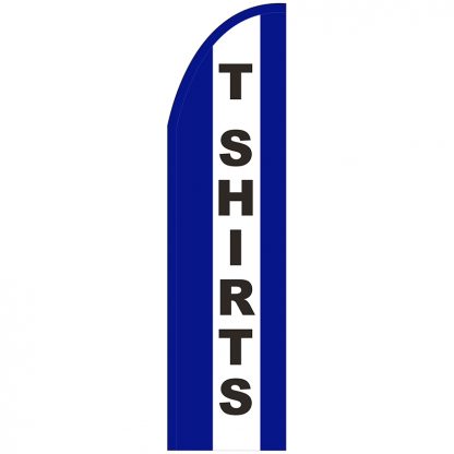 FF-T2-312-TSHIRTS T-Shirts 3' x 12' Half Drop Feather Flag-0