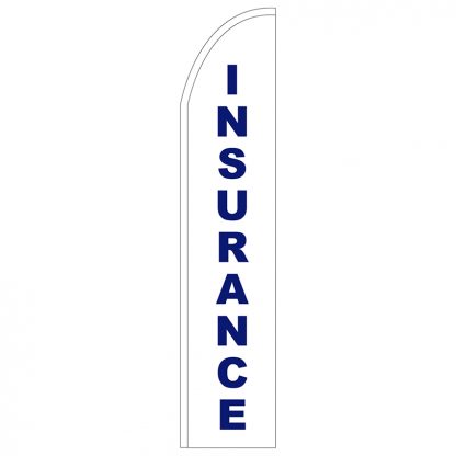 FF-T2-315-INSURANCE Insurance 3' x 15' Half Drop Feather Flag-0