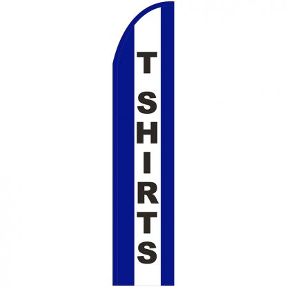 FF-T2-315-TSHIRTS T-Shirts 3' x 15' Half Drop Feather Flag-0