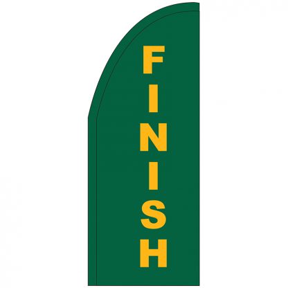FF-T2-38-FINISH Finish 3' x 8' Half Drop Feather Flag-0