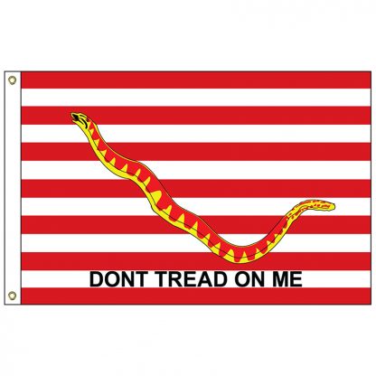 HF-415EP First Navy Jack 3' x 5' Economy Polyester Flag with Heading and Grommets-0