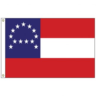 HF-436 General Lee's Headquarters Flag 3' x 5' Outdoor Nylon Flag with Heading and Grommets-0
