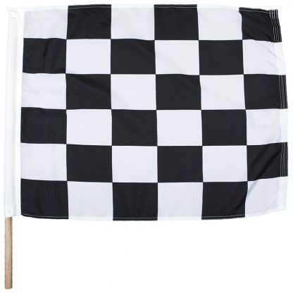 IRM-135 24" x 30" End of Race Nylon Auto Racing Flag-0