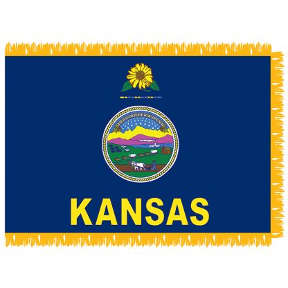 SFI-204-KANSAS Kansas 4' x 6' Indoor flag-0
