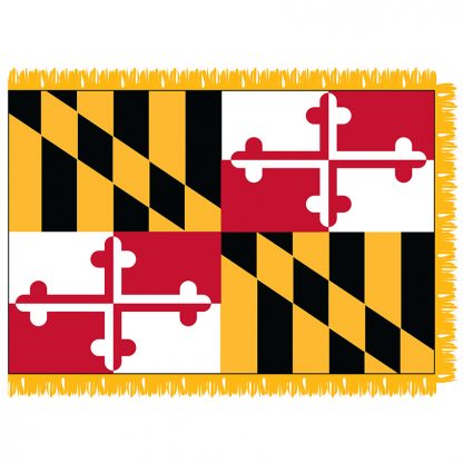 SFI-204-MARYLAND Maryland 4' x 6' Indoor Flag-0
