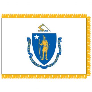 SFI-203-MASSACHUSETT Massachusetts 3' x 5' Indoor Flag-0