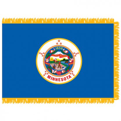 SFI-204-MINNESOTA Minnesota 4' x 6' Indoor Flag-0