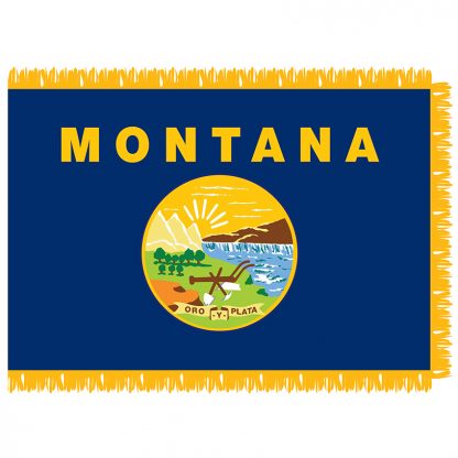 SFI-204-MONTANA Montana 4' x 6' Indoor Flag-0