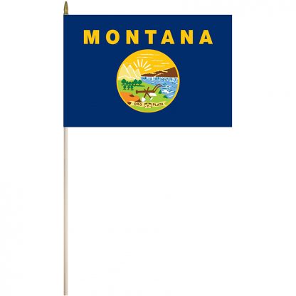 EPC-1218-MONTANA Montana 12" x 18" Stick Flag-0